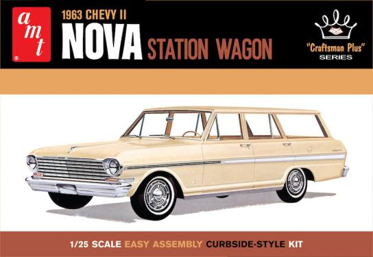 AMT 1/25 1963 Chevy II Nova Station Wagon "Craftsman Plus Series" image