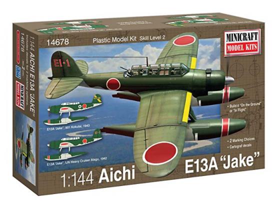 Minicraft 1/144 Aichi "Jake" Imperial Japanese Navy with 2 Decal Options image