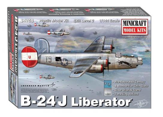 Minicraft 1/144 B-24J Liberator incl Display Stand image