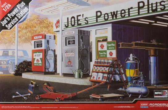Academy 1/24 Joe's Power Plus Gas Service Station image