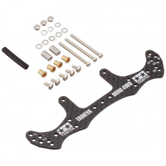 Tamiya Mini 4WD Carbon Wide Rear Plate 1.5mm image