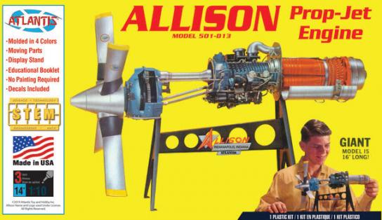 Atlantis Models 1/10 Allison 501-D13 Prop Jet Aircraft Engine image