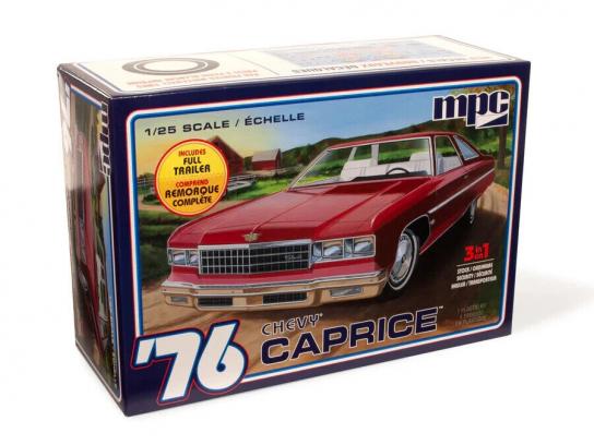 MPC 1/25 Chevy Caprice '76 with Trailer image