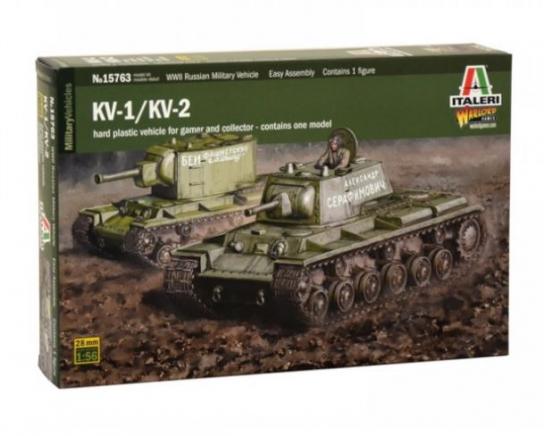 Italeri 1/56 Warlord Games KV-1/KV-2 image