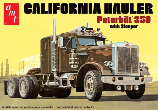 AMT 1/25 Peterbilt 259 California Hauler With Sleeper image