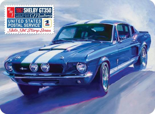 AMT 1/25 1967 Shelby GT350 USPS Stamp Series (Tin) image