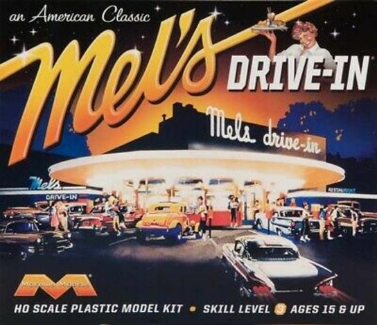 Moebius 1/87 Mel's Drive in (HO Scale) image