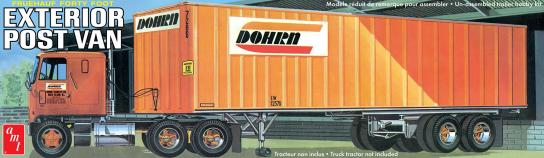 AMT 1/25 Fruehauf 40' Exterior Post Trailer Dohrn image