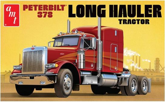 AMT 1/24 Peterbilt 378 Long Haul Semi Tractor image