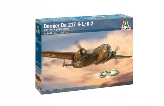 Italeri 1/72 Dornier Do 217 K-1/K-2 with Fritz-X Bombs image