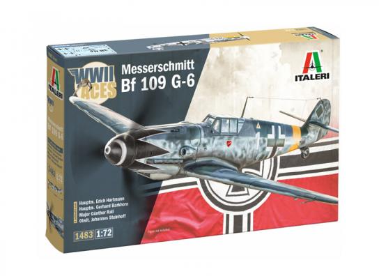 Italeri 1/72 Messerschmitt Bf 109 G-6 Aces image