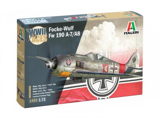 Italeri 1/72 Focke-Wulf Fw 190 A-7/A8 Aces image