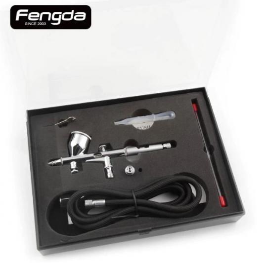 Fengda Pro Version Double Action Airbrush Set image