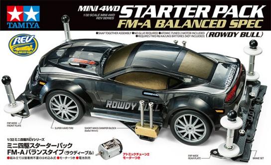 Tamiya Mini 4WD Starter Pack Rowdy Bull image