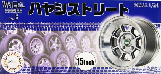 Fujimi 1/24 Wheels & Tyres 15" Hayashi Street image