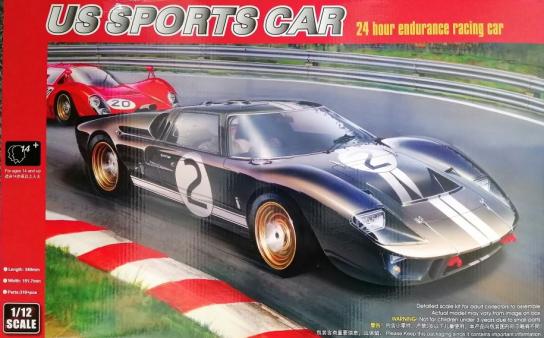 HobbyBoss 1/12 1966 Ford GT40 Mk.II US Sports Car Magnifier image
