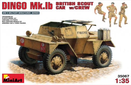Miniart 1/35 British Scout Car Dingo Mk 1B image
