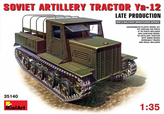 Miniart 1/35 Ya-12 Soviet Artillry Tractor image