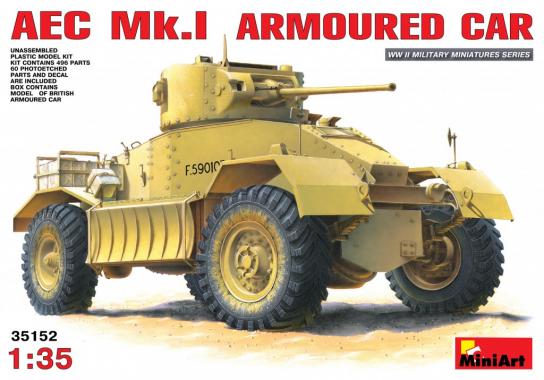 Miniart 1/35 Aec Mk1 Armoured Car image