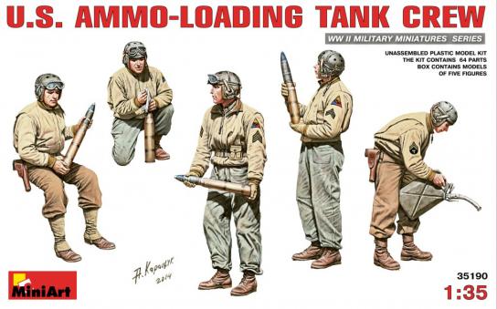 Miniart 1/35 U.S. Ammo Loading Tank Crew image