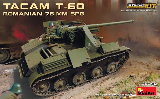 Miniart 1/35 Romanian 76Mm Spg Tacam T-60 image