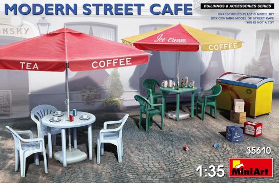 Miniart 1/35 Modern Street Cafe image