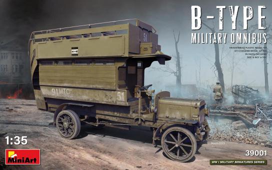 Miniart 1/35 B-Type Military Omnibus  image