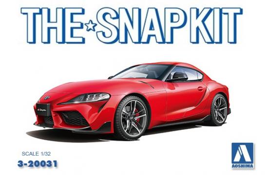 Aoshima 1/32 Toyota GR Supra 2019 Red Snap Kit image