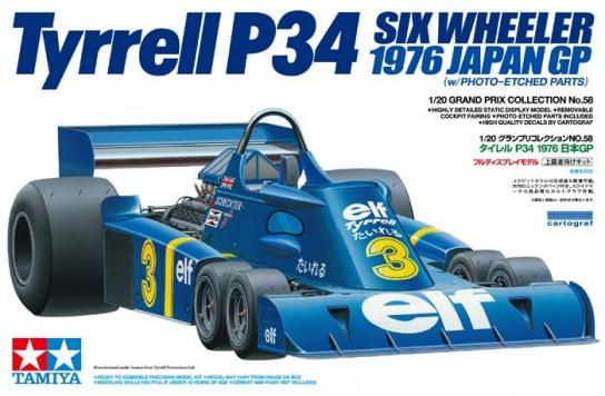 Tamiya 1/20 Tyrell P34 1976 Japan GP with PE Parts image