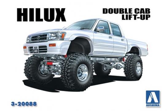 Aoshima 1/24 Toyota Hilux Double Cab Lift Up 1994 image