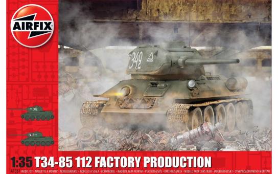 Airfix 1/35 T34-85 112 Factory Production image