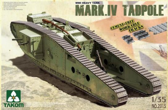 Takom 1/35 WWI Heavy Battle Tank Mark IV Tadpole image