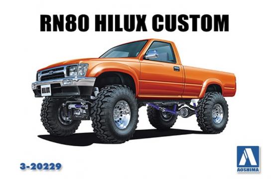 Aoshima 1/24 Toyota RN80 Hilux Longbed Lift 1995 image