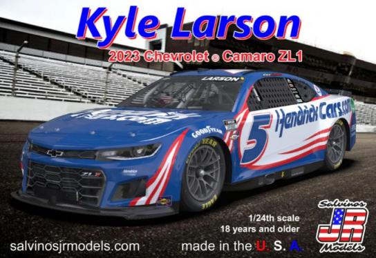 Salvinos Jr 1/24 Hendrick Motorsports Kyle Larson 2023 Primary Chevy Camaro image