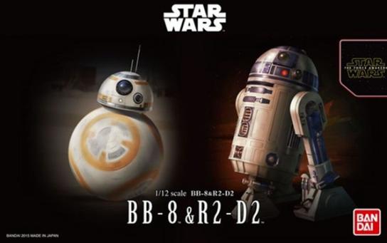 Bandai 1/12 BB-8 & R2-D2 - Snap Kit image