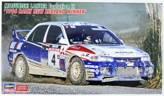 Hasegawa 1/24 Mitsubishi Lancer Evolution III "1996 Rally NZ Winner" image