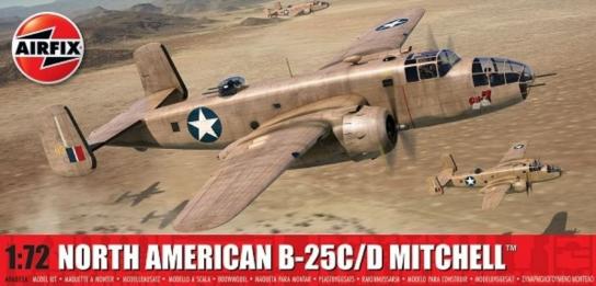 Airfix 1/72 North American B-25C/D Mitchell image