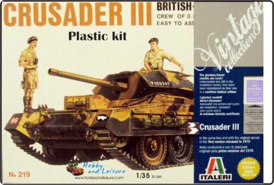 Italeri 1/35 Crusader III "Vintage Collection" image