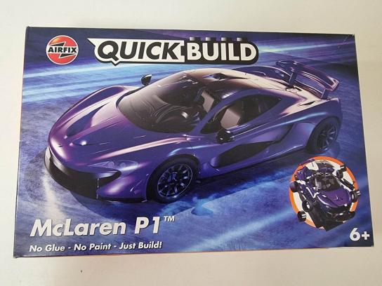 Airfix McLaren P1 Purple Quickbuild (Lego style) image