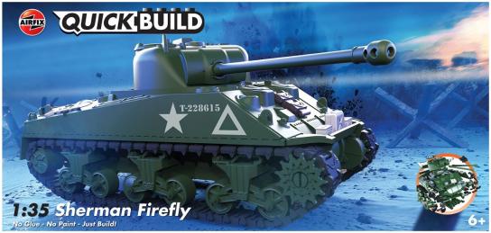 Airfix 1/35 Sherman Firefly Tank Quickbuild (Lego Style) image