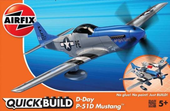 Airfix P51D Mustang D-Day - Quickbuild Set (Lego Style) image