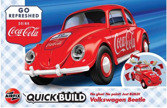 Airfix Coca Cola Volkswagen Beetle - Quickbuild image