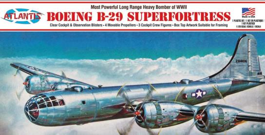Atlantis Models 1/120 Boeing B-29 Superfortress with Swivel Stand image