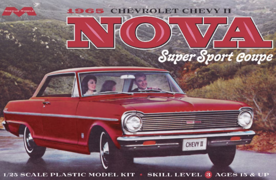 Moebius 1/25 Chevrolet Chevy II Nova Super Sport Coupe 1965 image