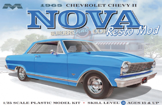Moebius 1/25 Chevy II Nova Resto Mod 1965 image