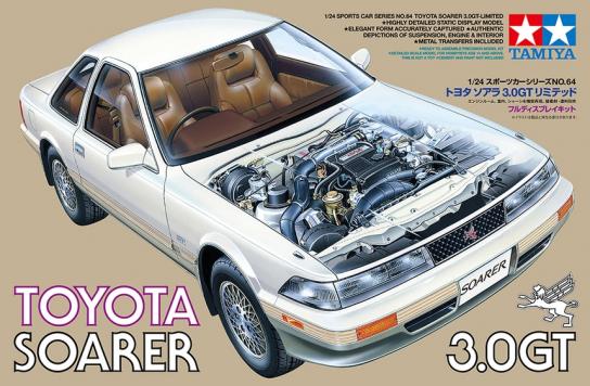 Tamiya 1/24 Toyota Soarer 3.0GT C-464 image