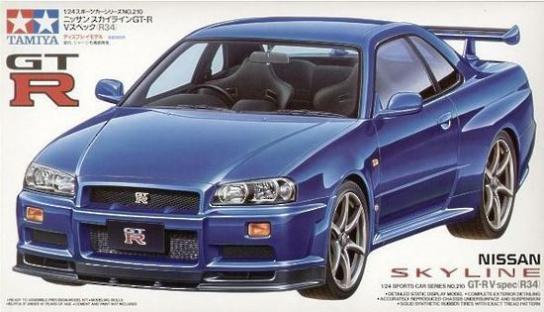 Tamiya 1/24 Nissan Skyline GTR R34 image