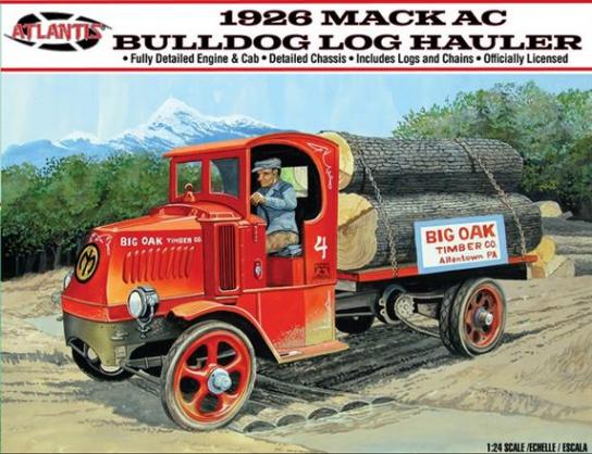 Atlantis 1/24 1926 Mack AC Bulldog Logging Truck image