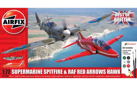 Airfix 1/72 Best of British Spitfire and Hawk image