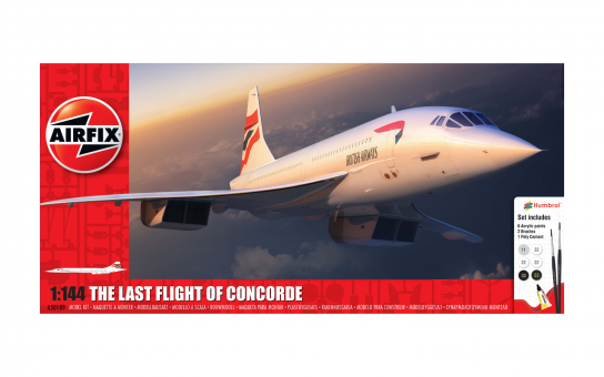 Airfix 1/144 The Last Flight of Concorde - Gift Set image